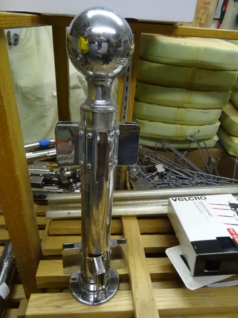 Stainless post designed for holding...