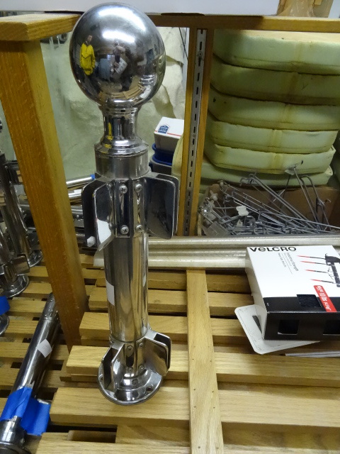 Stainless post designed for holding...