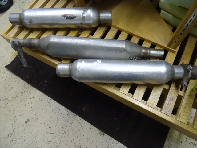 3 misc mufflers. Turbo style....