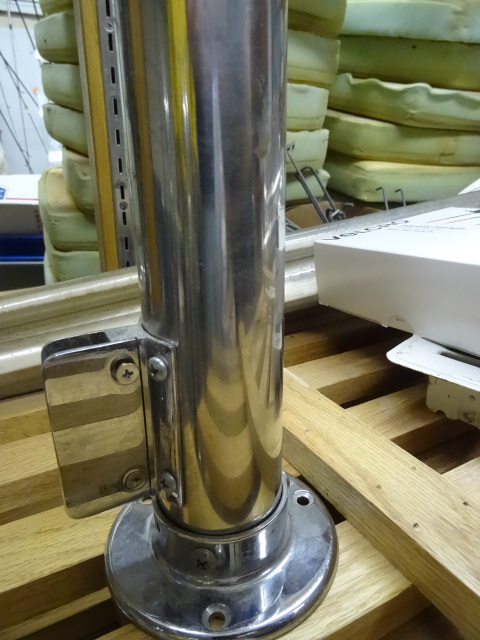 Stainless post designed for holding...
