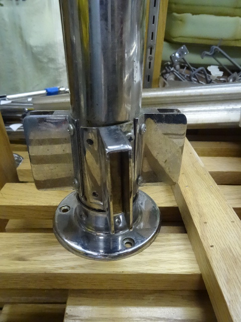 Stainless post designed for holding...