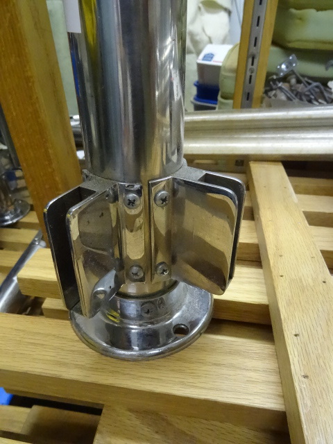 Stainless post designed for holding...