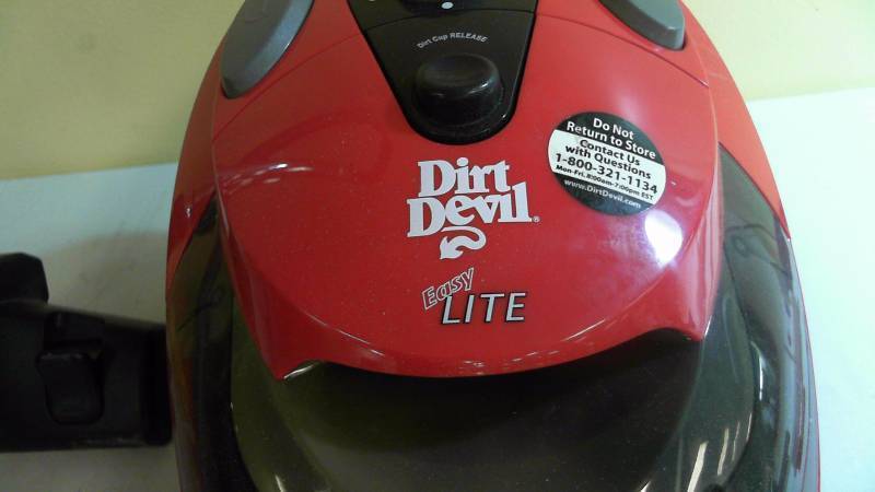 lot 399 image: Dirt Devil Canister Vacuum with Swiveling Head