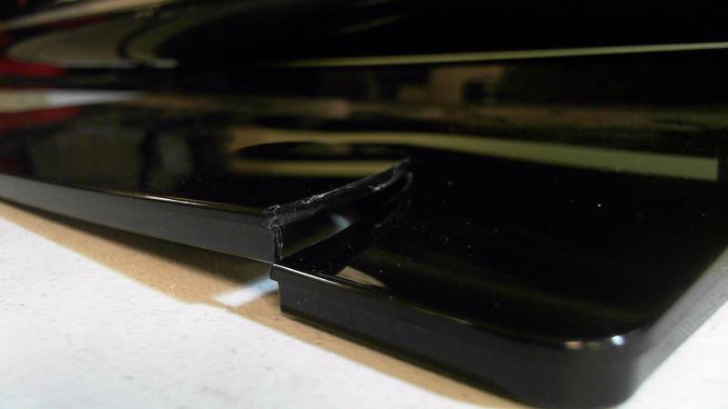 lot 453 image: Panasonic VIERA X1 Series TC-P50X1 50-Inch 720p Plasma HDTV With Remote Cracked Stand Scatch on Top Right