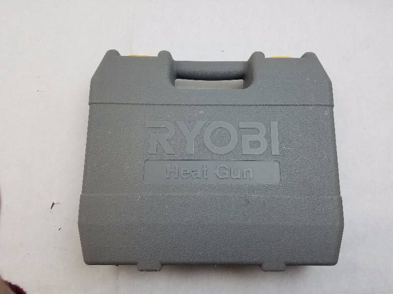 lot 219 image: Ryobi HG500 Adjustable Heat Gun 200 - 1100 Degrees Fahrenheit with Hard Carry Case, Manual, and Accessories GOOD WORKING CONDITION