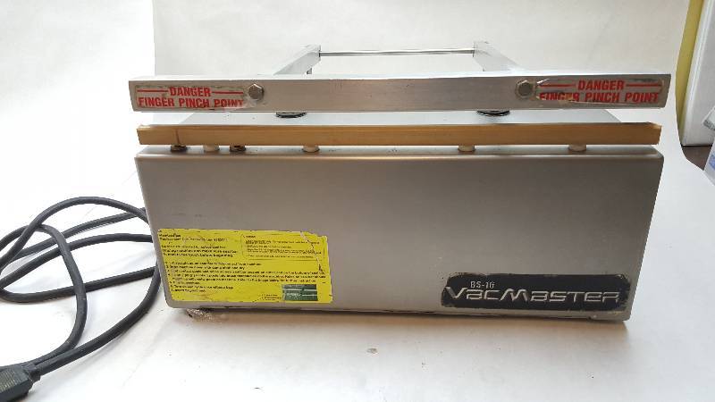 lot 276 image: VacMaster BS-16 Impulse Bag Sealer 110V 5 Amps 16in Impulse Seal Bar NO PEDAL INCLUDED - GOOD WORKING CONDITION