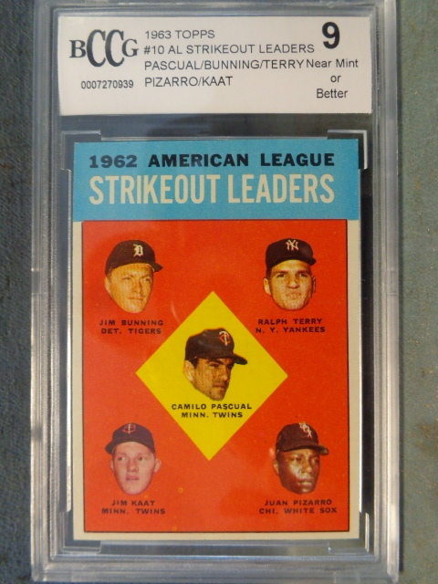 Graded baseball card