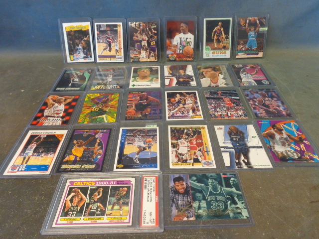 Basketball cards, some vintage