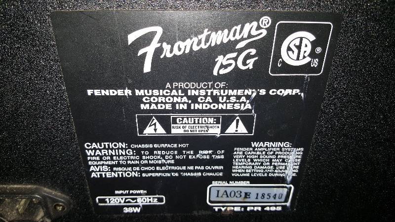 lot 32 image: Fender Amp