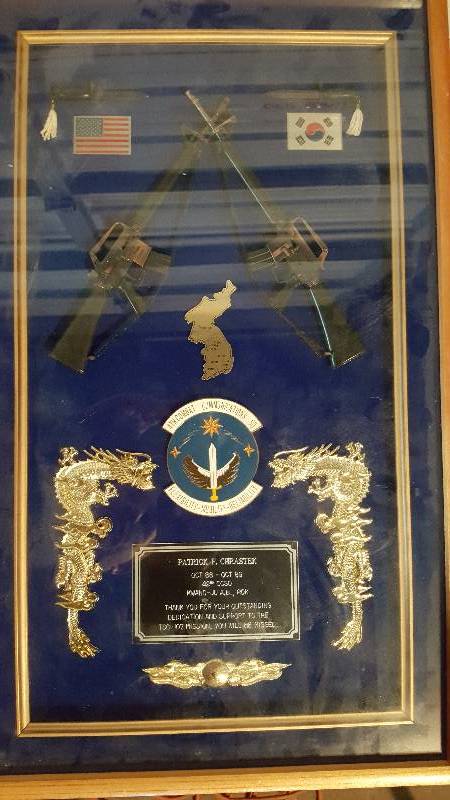 lot 53 image: Service award shadow box