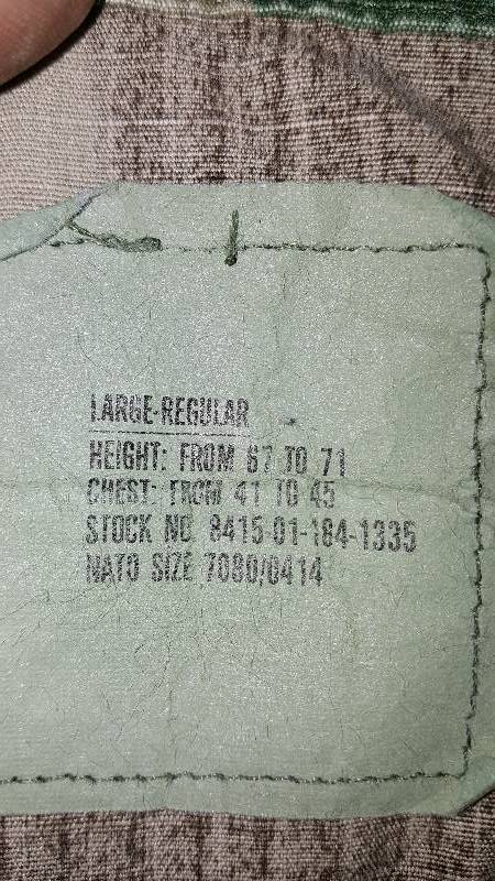 lot 54 image: Military Jacket - Large