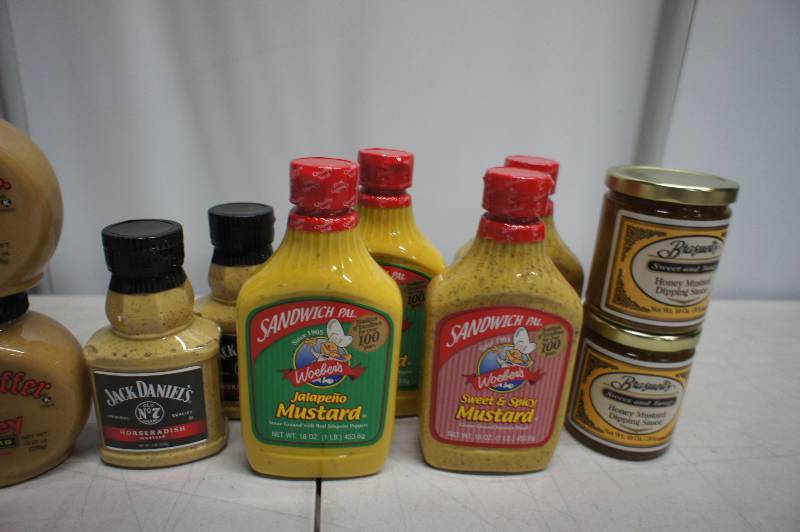 Lot of 12 BottlesJars of Assorted Mustards - All Items Are In Date -