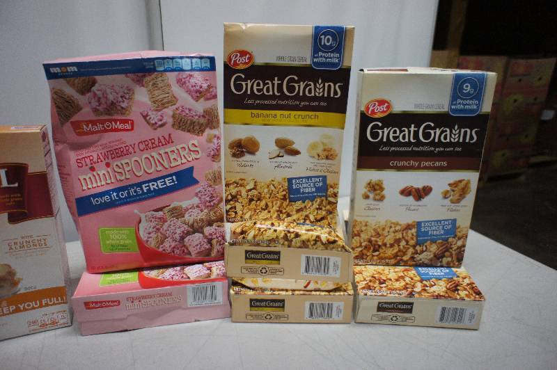 Lot of 17 Assorted Boxes of Cereal - All Items Expired In 2016 -