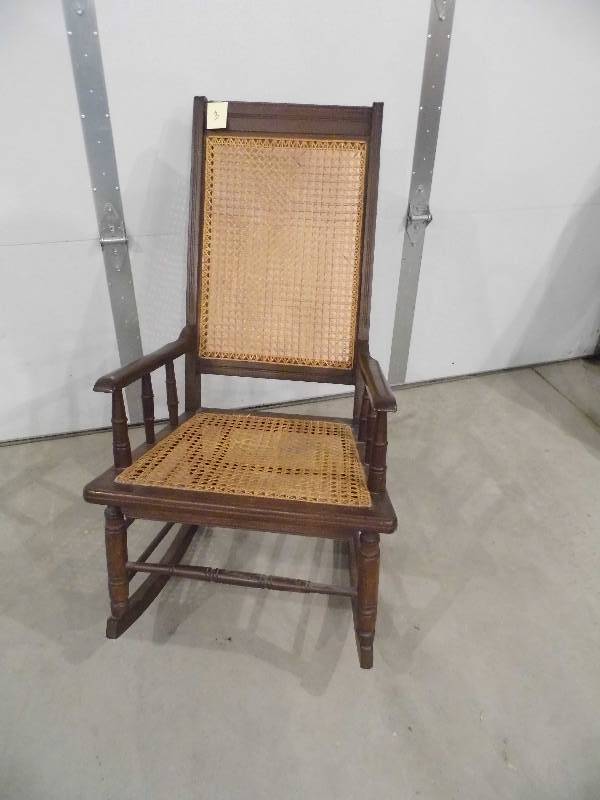 Vintage Wicker Rocker