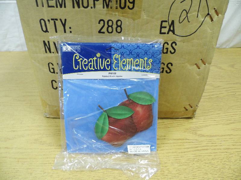 Case of 288 - 3 Packs of Muslin Apples