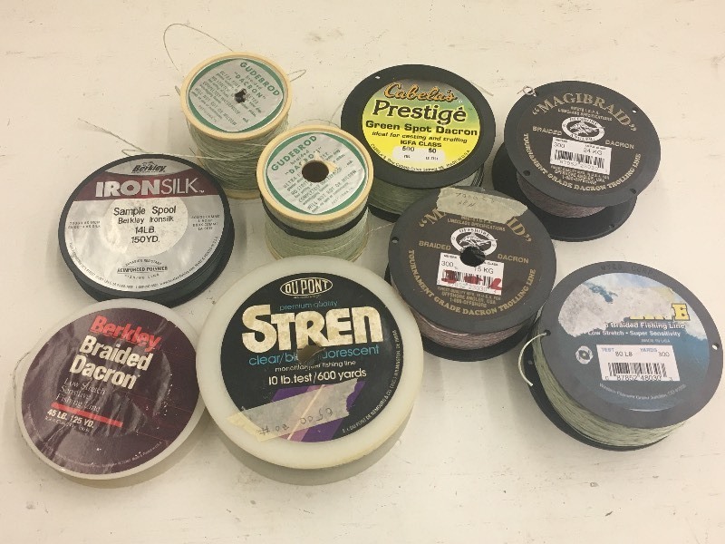 lot 12 image: Tray Of Assorted Spools Of Fishing ...