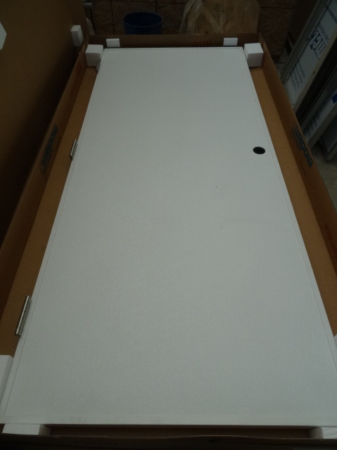 lot 43 image: Non corrosive door. Fiberglass and ...