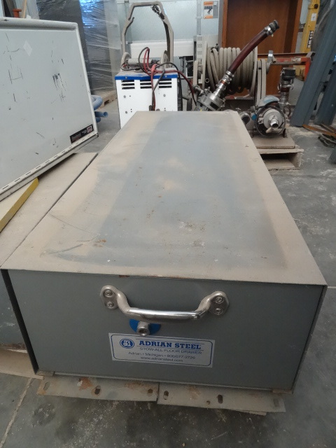 lot 58 image: Adrian steel stow all floor drawer....