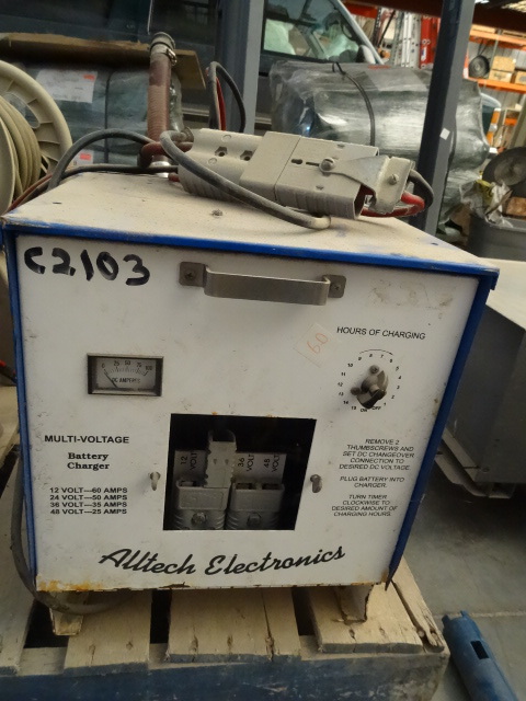lot 60 image: All tech forkilift battery charger....