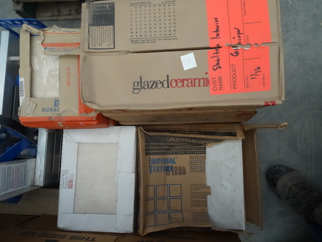 lot 88 image: 8 boxes of misc ceramic tile...