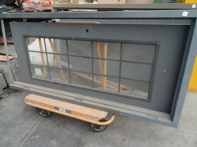 lot 92 image: 36 x 84 steel door with frame...