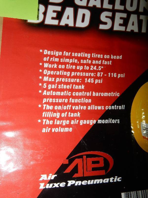 lot 30 image: 5 Gallon Bead Seater.. New in Box