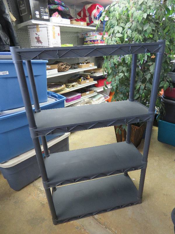 lot 656 image: Plastic Shelving