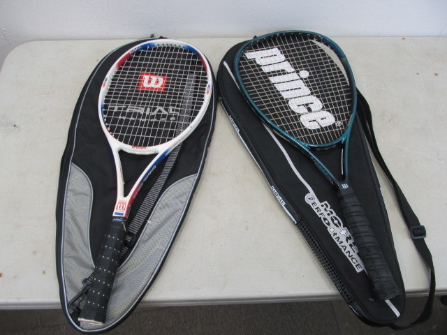 lot 23 image: 2 Nice Quality Tennis Rackets