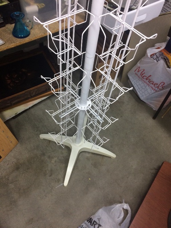 lot 59 image: Rotating Retail Postcard Display Rack
