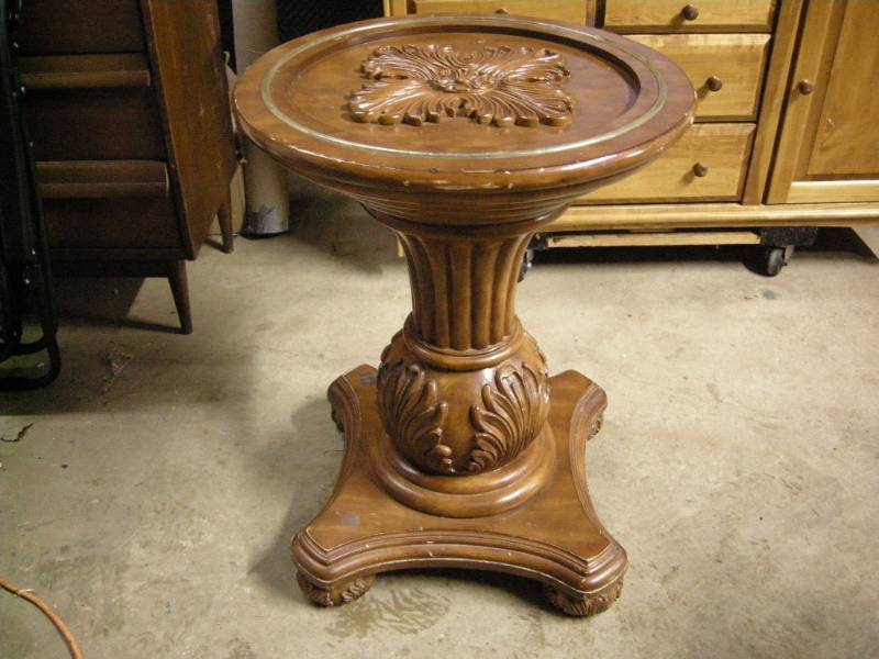 Wooden Table Pedestal
