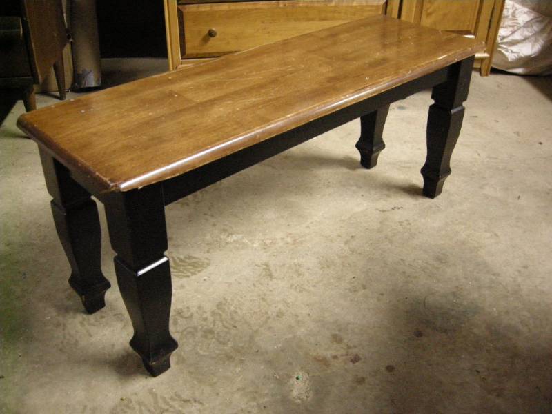 Wooden Bench Table