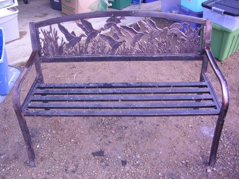 Metal Outdoor Bench