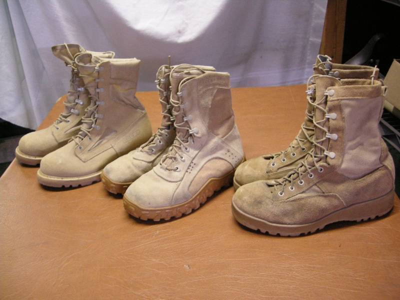 Military Issue Combat Boots