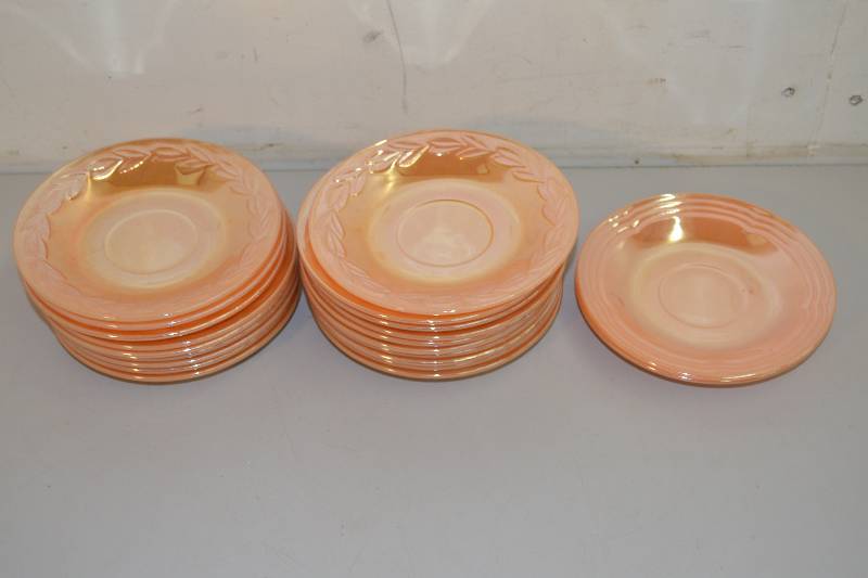 lot 160 image: Fire King Saucers