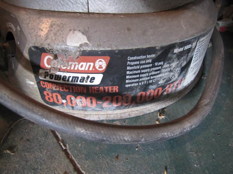 Coleman PowerMate LP Tank Heater