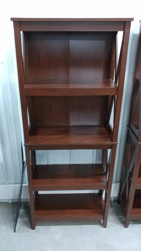 Cherry Shelving Pair