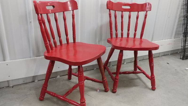 Pair of Red Chairs