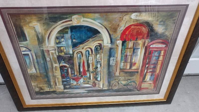 Dining At Dusk Wall Art