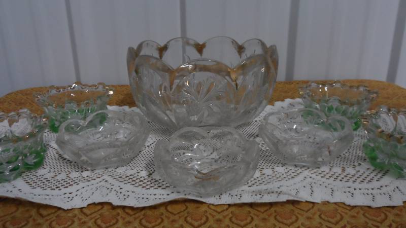 Crystal Glass Serving Set