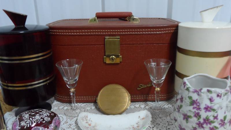 Vintage Orginizers & Sewing Box