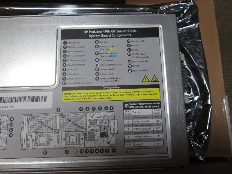 HP Proliant 490c G7 Server blade - lot of 46