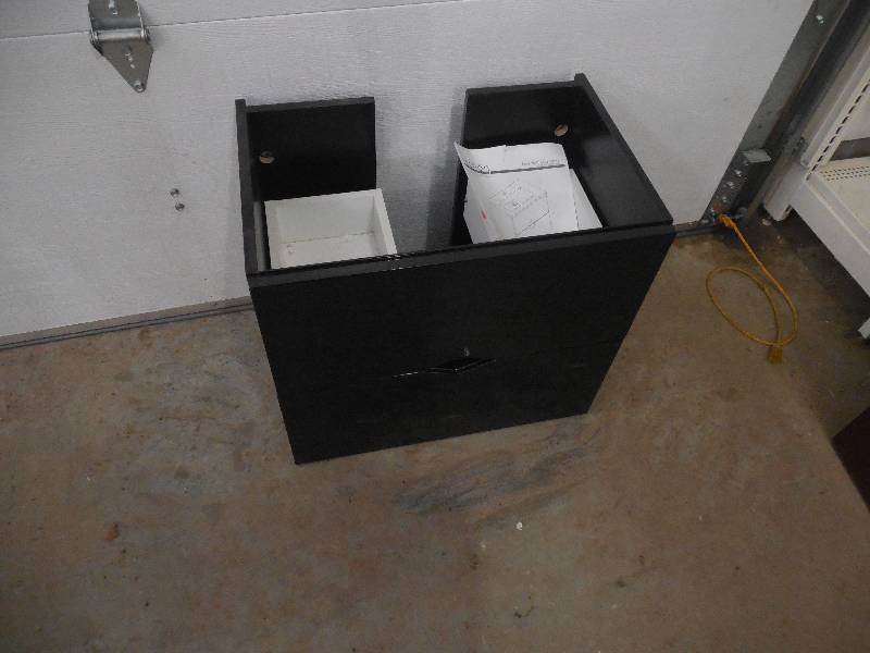 lot 57 image: Esley 23.5 in. Vanity in Gloss Black