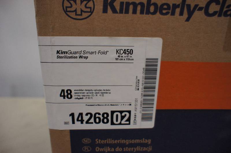 1 Case of Kimberly Clark - Kim Guard One Step Sterilization Wrap - KC450 40 x 47 - 48 Per Case