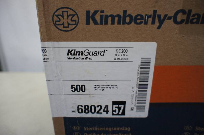 1 Case of Kimberly Clark - Kim Guard One Step Sterilization Wrap - KC200 24 x 24 - 500 Per Case