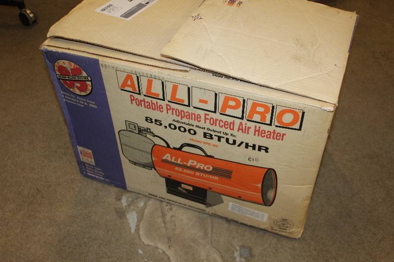 lot 37 image: All-Pro 85K BTU Portable Propane Forced Air Heater
