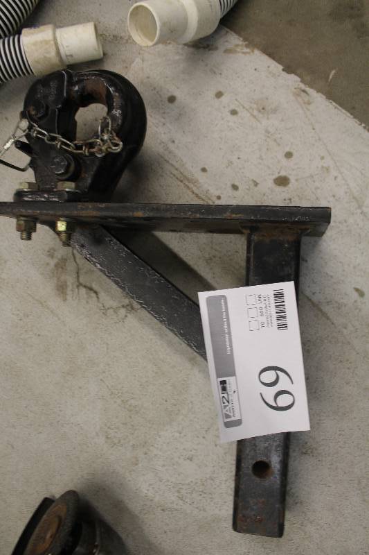lot 69 image: Steel Bracket-Mount Hook