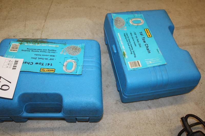 lot 67 image: Project Pro 14ft. Tow Chain w Case