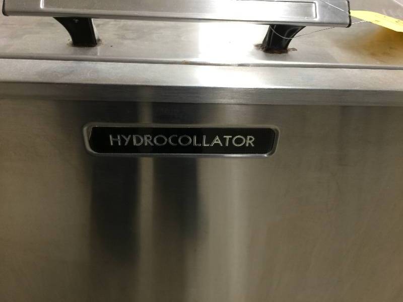 lot 4 image: WOW Retails USED $900 University Sports Medicine Equipment Stainless Steel Chattanooga SS2 Mobile Hydrocollator Unit M-2 Hot Pack Heater Unit - Excellent Condition