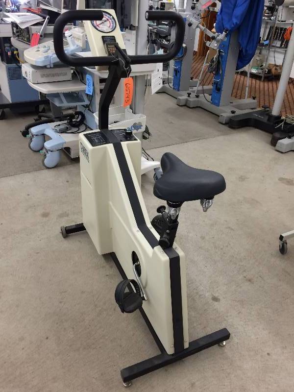 lot 61 image: WOW REtails Used $800 Cybex Fitron 1680 Cycle Engometer Isokenitic System Ergonomic Testing Exercise Bicycle