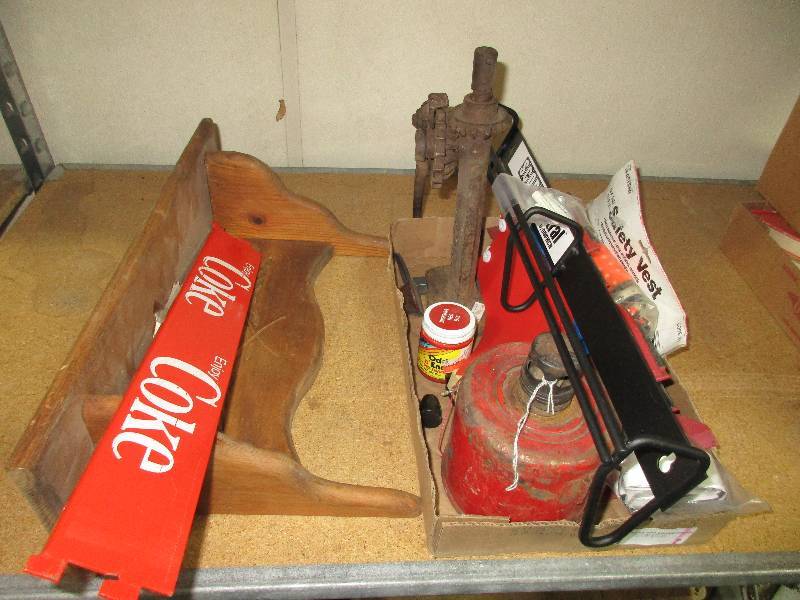 vintage jack - coke sign - safety vest and other misc stuff